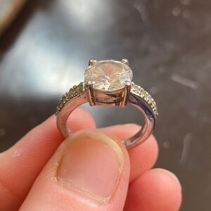 Beautiful Vintage Sterling And CZ Ring!